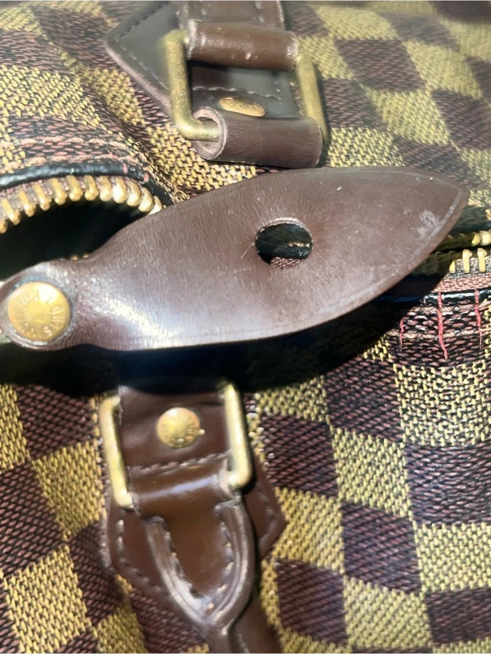 Authentic Louis Vuitton Speedy 30 Damier with Lock